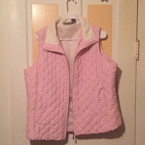 pink vest